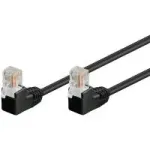 Wentronic 96086 Cat5e U/UTP RJ45 paigalduskaabel, must