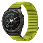 Tech-Protect NylonLoop THP6106 kellarihm Garmin Fenix 5X / 5X Plus / 6X / 6X Pro / 7X / 8 / 8 Pro / 9 / 9 Pro (51 mm) jaoks, electric lime