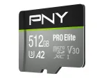 Flash Memory PNY 512GB microSDXC Class 10 P-SDUX512U3100PRO-GE