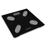 Elektrooniline isikukaal ESPERANZA EBS022K &mdash; digitaalne rasvakaal, karastatud klaas, 180 kg, KMI, 12 kasutaja m&auml;lu