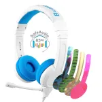 BuddyPhones School+ BP-SCHOOLP-BLUE laste peakomplekt mikrofoniga, 3+, 85 dB, sinine