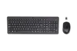 HP 330 juhtmevaba hiire ja klaviatuuri komplekt, t&auml;issuuruses (100%), juhtmevaba, RF-juhtmevaba, QWERTY, must, hiir kaasas