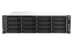 QNAP TS-H2287XU-RP NAS Rack (3U) Intel Xeon E E-2378 64 GB DDR4 0 TB QuTS hero Black, Valge