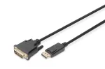 DIGITUS DP - DVI-D kaabel 3M must DP - DVI lukustusega DP 1.1a