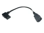 Microconnect PEA1416 toitekaabel must 0,3 m C13 pistik C14 pistik