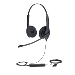 Jabra BIZ 1500 Duo USB juhtmega peakomplekt, m&uuml;rasummutus, lairiba heli kuni 6800 Hz, kontorisse / k&otilde;nekeskusesse, 73 g, must
