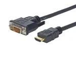 Vivolink PROHDMIDVI3 videokaabli adapter 3 m HDMI DVI-D Must
