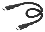 USB-kaabel Belkin BoostCharge USB 2.0 0,15 m USB-C Must