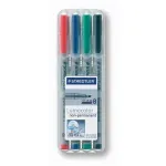 Marker Staedtler 312 WP4 Must Sinine Pruun Roheline Oranž Punane Violetne Kollane
