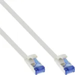 InLine lame &uuml;henduskaabel, U/FTP, Cat.6A, TPE halogeenivaba, valge, 0,25 m
