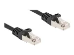 DeLOCK v&otilde;rgukaabel RJ50 isane RJ50 isasele S/FTP 0,25 m Must