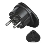 Hama 00223454 toitepistiku adapter t&uuml;&uuml;p E/F h&uuml;briid universaalne Must