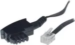 S/CONN 3m TAE F - RJ11 must l&auml;bipaistev kaabel
