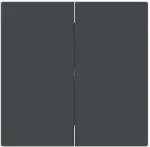 BJ Wippe geschlossen schwarz m. 1785-45M f.Serienschalter Busch-art linear 1 (2CKA001751A3388)