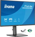 Arvutimonitor IIYAMA ProLite XB2493HSU-B1 23,8 tolli (60,5 cm) Full HD IPS LED, 1920&times;1080, 1 ms, 178&deg; vaatenurgad, USB-jaotur, k&otilde;larid, must