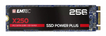 SSD ketas Emtec 256 GB M.2 Serial ATA III 3D NAND X250