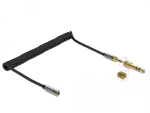 Audio pikenduskaabel DELOCK 85832 3,5 mm isane 3,5 mm emasele, 2 m, kullatud kontaktidega, AWG 28, must