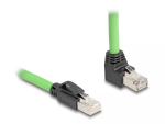V&otilde;rgukaabel DeLOCK 80892 RJ-45 Cat6a 1 m Must Roheline
