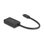 Adapter DisplayPort female to USB USB-C male DeLOCK 4K PD 85W