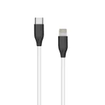 Silicoonkaabel USB Type-C &ndash; Lightning (valge, 1 m)