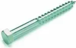 Bolt Cimco 190236 &mdash; tsingitud terasest puidupolt, pikkus 80 mm, keerme l&auml;bim&otilde;&otilde;t 10 mm, 1 tk