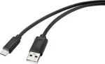 Renkforce RF-4699378 USB-kaabel Must