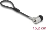 Navilock 20941 s&uuml;learvuti turvakaabel v&otilde;tmega Kensingtoni pesale, 15,2 cm