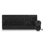 ACT juhtmevaba klaviatuuri ja hiire komplekt (Qwerty), vaikne kl&otilde;ps, keskkonnas&otilde;bralik, valmistatud taaskasutatud materjalidest
