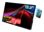 Kaasaskantav monitor VERBATIM 13.3 tolli WUXGA (1920x1200) IPS puuteekraan, aku, USB-A/USB-C, 3.5 mm, alumiinium, 0.925 kg