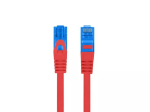 LANBERG RJ-45 Cat6a patch-kaabel PCF6A-10CC-0100-R, 1 m, S/FTP, CCA, LSZH, punane