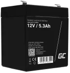 Green Cell AGM45 UPS aku suletud pliiaku (VRLA) 12 V 5,3 Ah