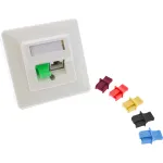 InLine tolmukate RJ45 pesale, roheline, 100 tk.