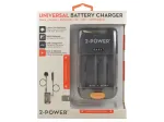 2-Power Universal Camera Battery Charger-Retail, Lithium-Ion (Li-Ion), AA, AAA, No