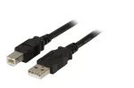 USB 2.0 andmekaabel EFB Elektronik K5256SW.1,5 &mdash; USB A USB B-le, 1,5 m, must