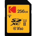 Kodak SDXC 256GB UHS-II U3 V60 Ultra Pro m&auml;lukaart