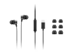 Lenovo 4XD1J77351 k&otilde;rvaklapid / peakomplekt Juhtmega K&otilde;rvasisesed Kontor / k&otilde;nekeskus USB USB-C Must