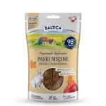 BALTICA Przysmaki Region&oacute;w Meat Strips Rabbit with Carrot &ndash; Dog Treat &ndash; 90 g