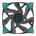 Iceberg Interactive IceGALE Xtra 140mm Must Korpus Ventilaator - 500-2500 RPM - 169 CFM - 47 dB - PWM