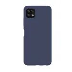 Evelatus Samsung Galaxy A22 5G Premium Soft Touch Silicone Case Midnight Blue