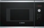 Bosch Serie 4 BFL523MS0 mikrolaineahi Must, Roostevaba teras Eraldiseisev mikrolaineahi Sisseehitatav 20 L 800 W