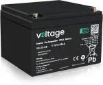 AGM Battery Voltage Long Life 12V 28Ah VEL12-28 (15 years lifespan)