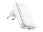 FIXED Slim USB-C reisilaadija, GaN, PD tugi, 30W, Valge | Fixed