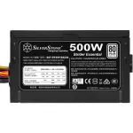 SilverStone SST-ST50F-ES230 v2.0 Strider Essential toiteplokk, 500 W, ATX12V, 80 PLUS 230V EU, aktiivne PFC, must