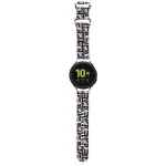 Hello Kitty universaalne silikoonist nutikella rihm HKUWMSDIESK Heads & Stripes must 20mm