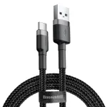BASEUS Cafule andmekaabel - USB Type-A - USB-C - 2 m - must