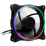 Inter-Tech 888860272 RGB korpuse ventilaator, 120 mm, 120x120x25 mm, must