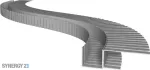 SYNERGY21 S21-LED-PR00002 LED-profiil 200cm, tsingitud teras TYP-A Flex