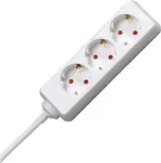 HEINRICH KOPP 3-kohaline pikendusjuhe 45&deg; nurga all olevate pistikupesadega, 3m kaabel H05VV-F 3G1.5mm&sup2;, 16A, 250V, must 128688650