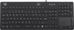 Renkforce IP68 t&ouml;&ouml;stuslik USB-klaviatuur puutepinnaga, must (iM-IKB110-BK)