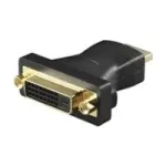 Wentronic Goobay HDMI DVI-D adapter, HDMI isane DVI-D emane, kullatud, must, 2560x1600 68930
